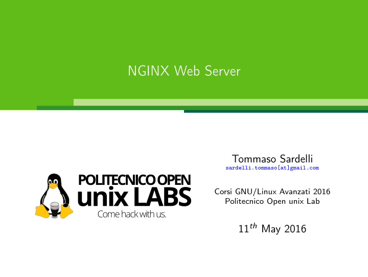 nginx web server