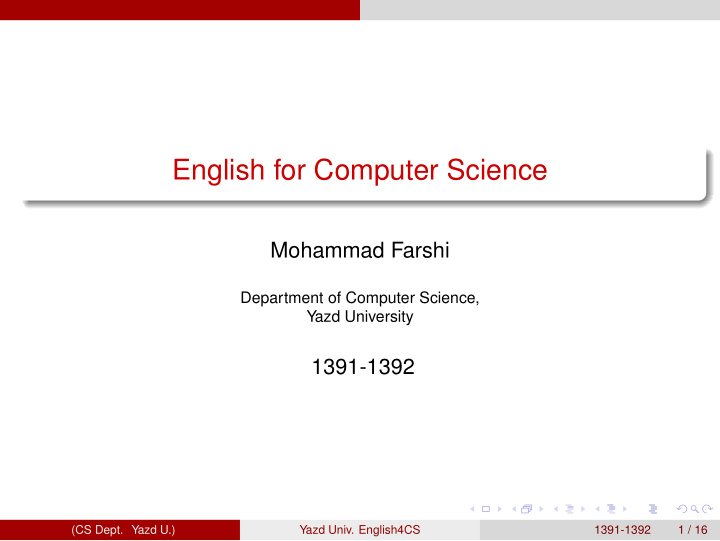 english for computer science