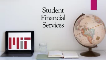 Student  Financial  Services  Who weare in Student Financial Services , we are here to help