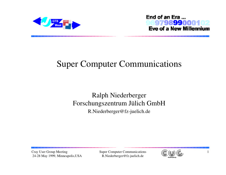super computer communications