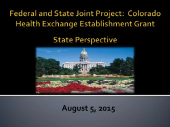August 5, 2015  Affordable Care Act (ACA) Requirements    Health insurance/Medicaid    Tax