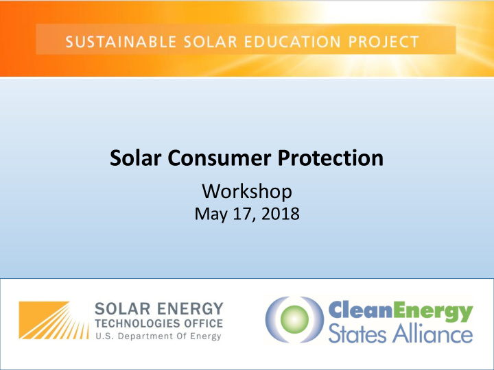 solar consumer protection