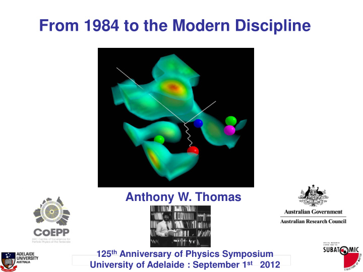 from 1984 to the modern discipline