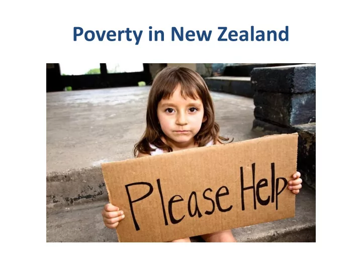 poverty in new zealand a prof nikki turner university of