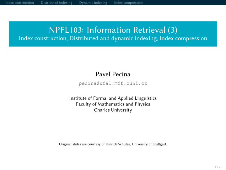npfl103 information retrieval 3