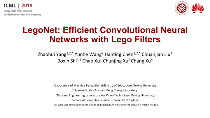 legonet efficient convolutional neural networks with lego