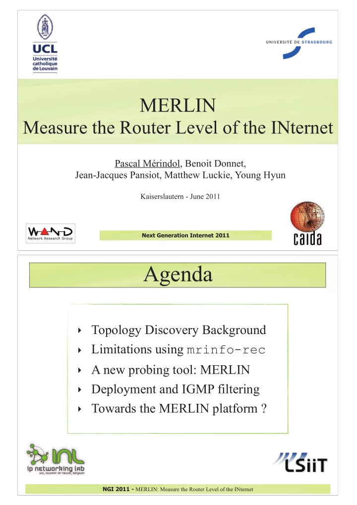 agenda