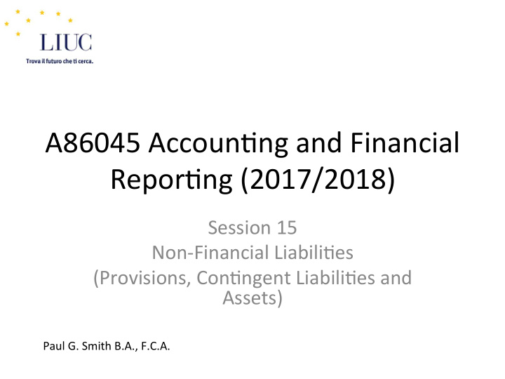 a86045 accoun ng and financial repor ng 2017 2018