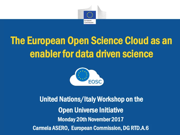 the e european opean op open en scien cience ce clo loud