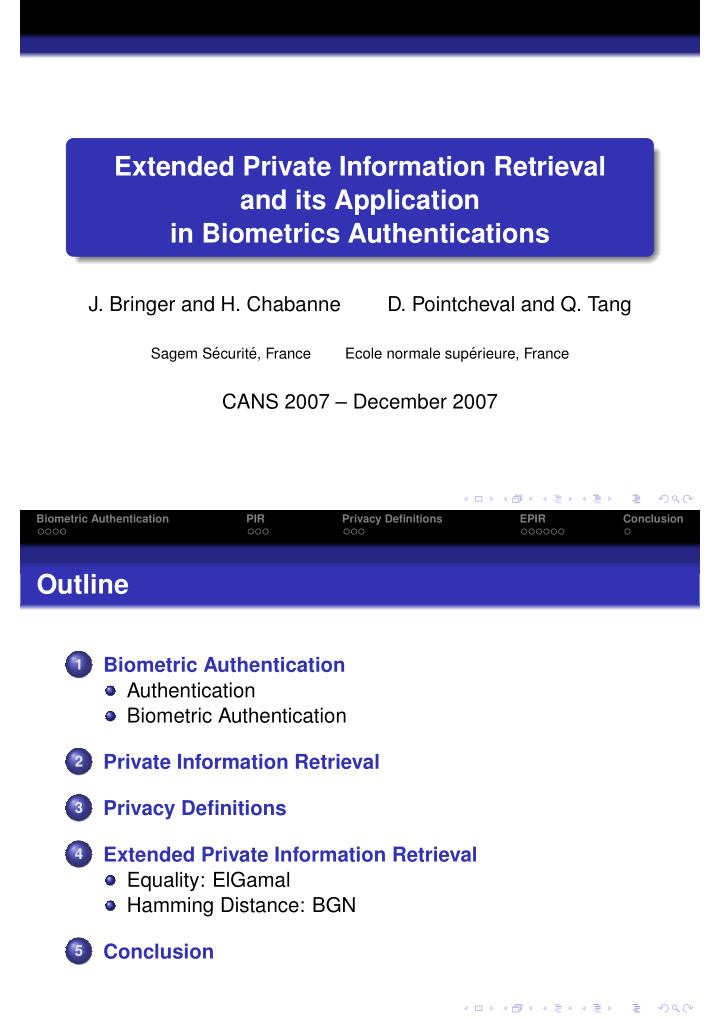 extended private information retrieval and its