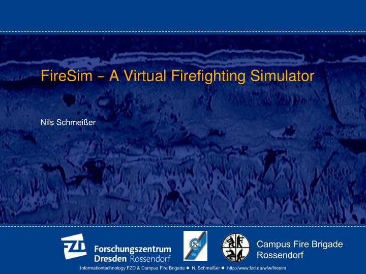 firesim a virtual firefighting simulator