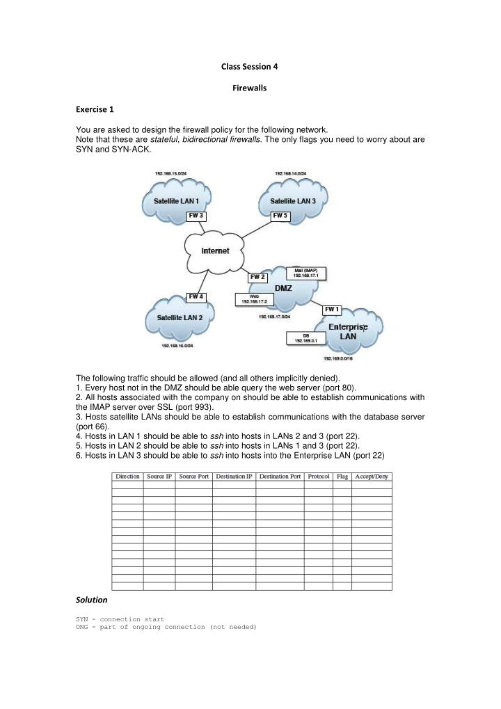 class session 4 firewalls exercise 1