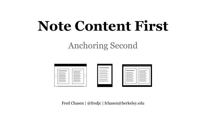 note content first