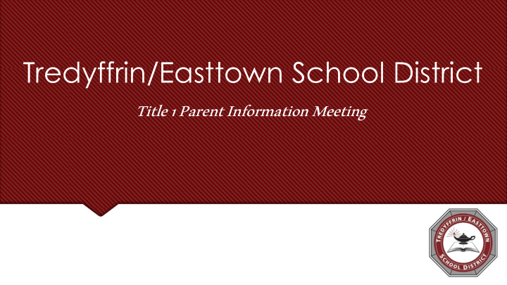 tredyffrin easttown school district