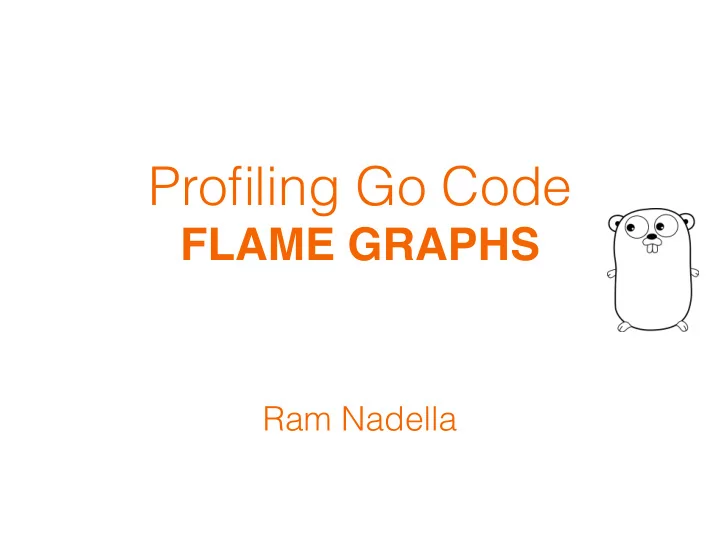 profiling go code