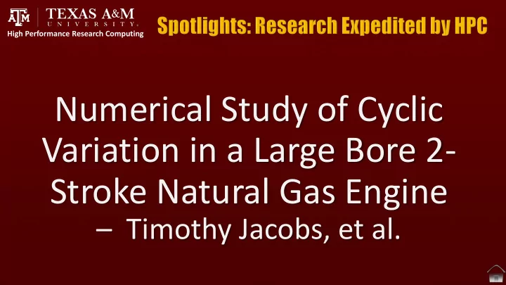 numerical study of cyclic