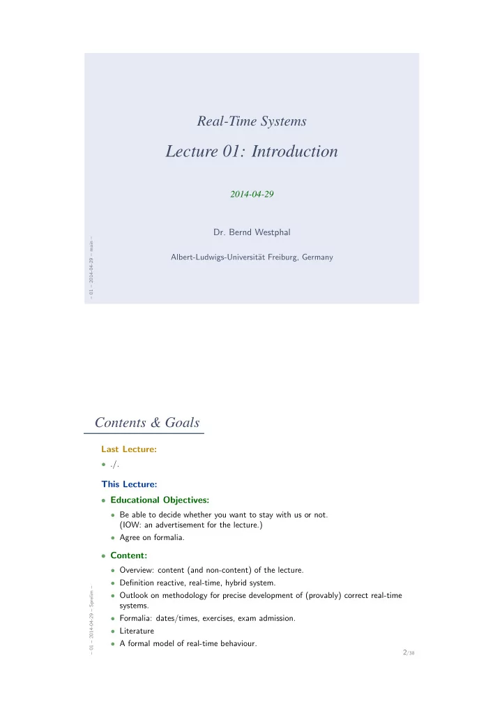 lecture 01 introduction