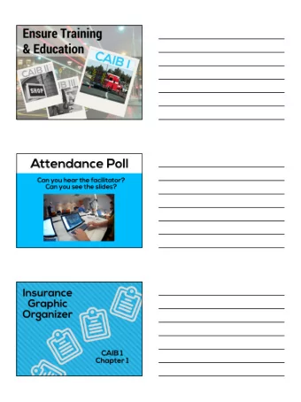 Insurance Graphic Organizer  REMINDER:  Insurance Graphic Organizer Discussion  To be done at home.