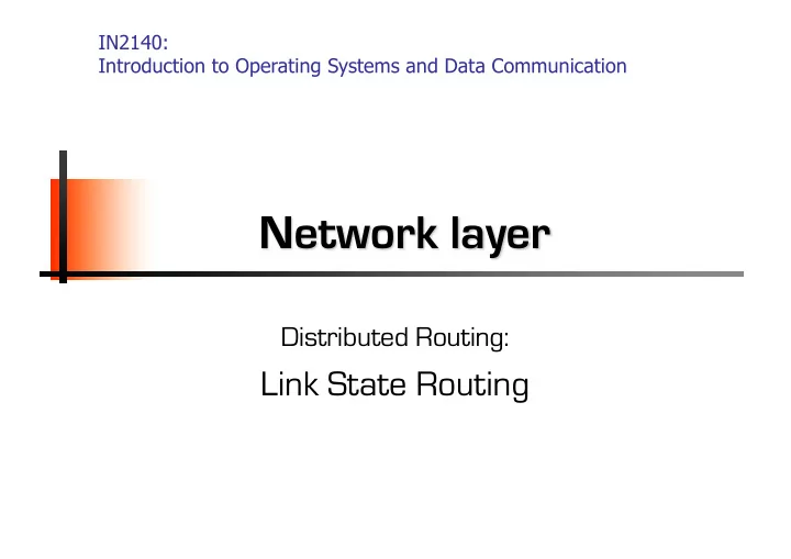 network layer