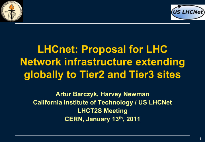 lhcnet proposal for lhc network infrastructure extending