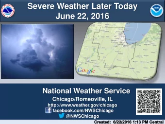 Weather Hazards  What  Where  Timing  Impacts  Confidence  All Severe Threats  Severe