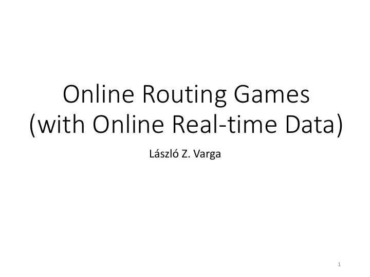 with online real time data