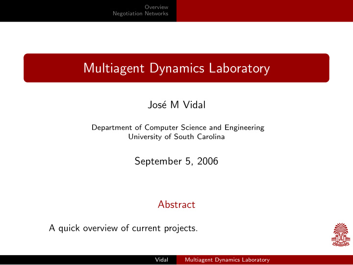 multiagent dynamics laboratory