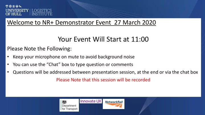 your event will start at 11 00