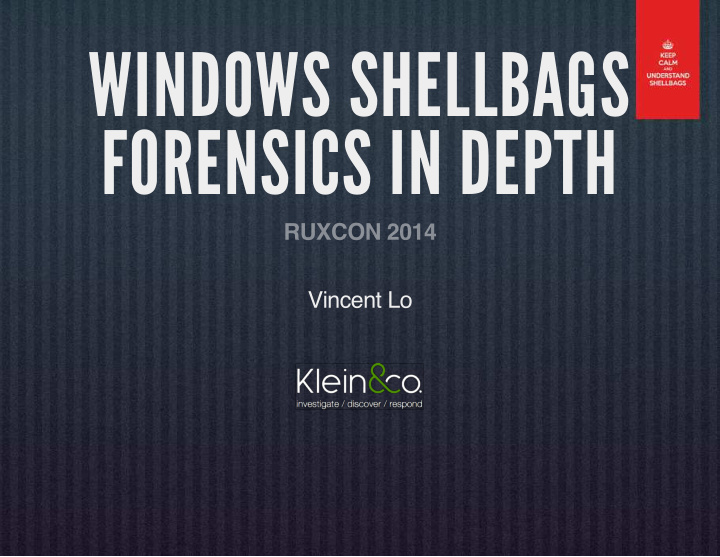 windows shellbags forensics in depth
