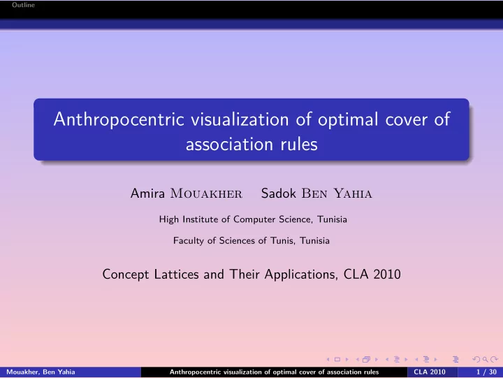 anthropocentric visualization of optimal cover of