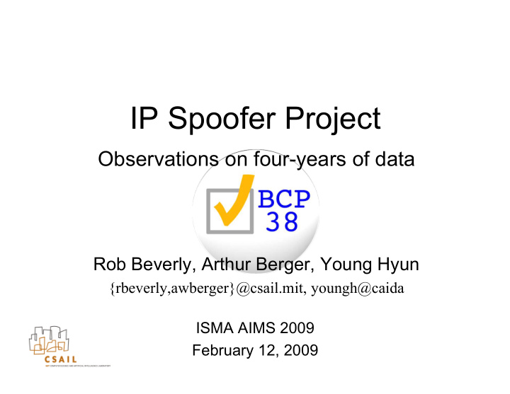 ip spoofer project
