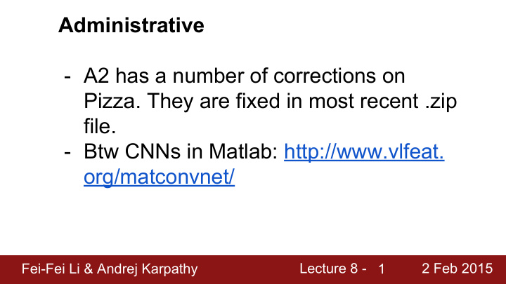 administrative a2 has a number of corrections on pizza