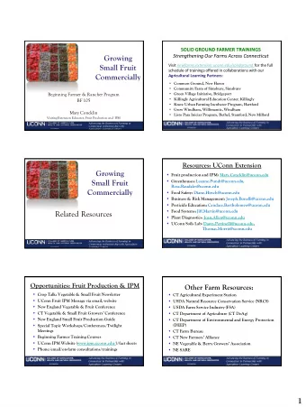 Growing  Strengthening Our Farms Across Connecticut  Small Fruit Visit