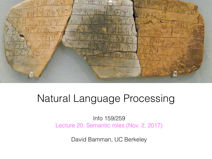 natural language processing