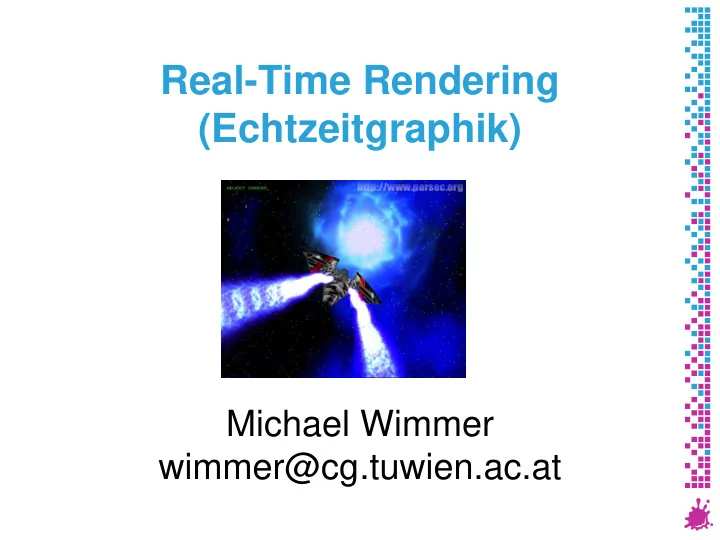 real time rendering echtzeitgraphik