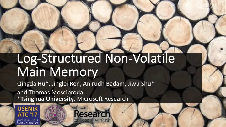 log log struct ctured non vo volatile ma main n me memory