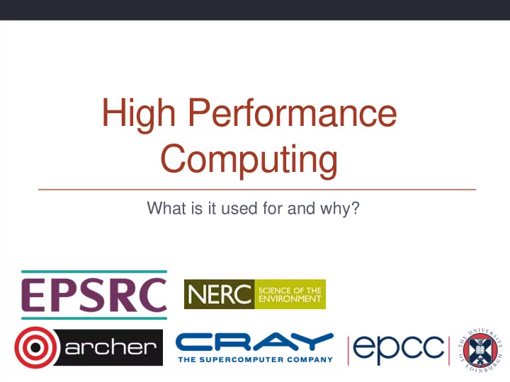 high performance