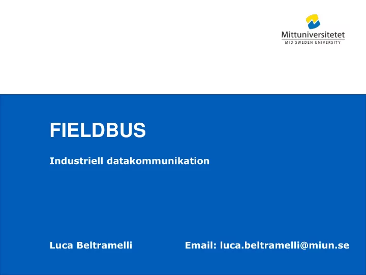 fieldbus