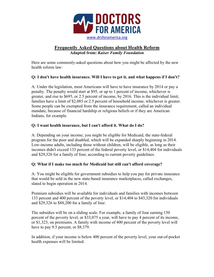 drsforamerica org q how will the legislation affect the