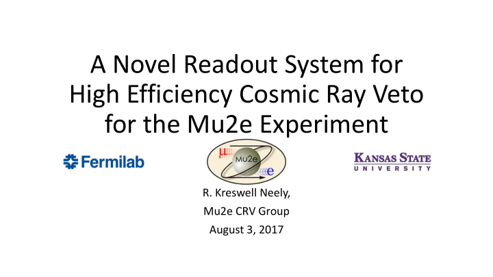 a novel readout system for