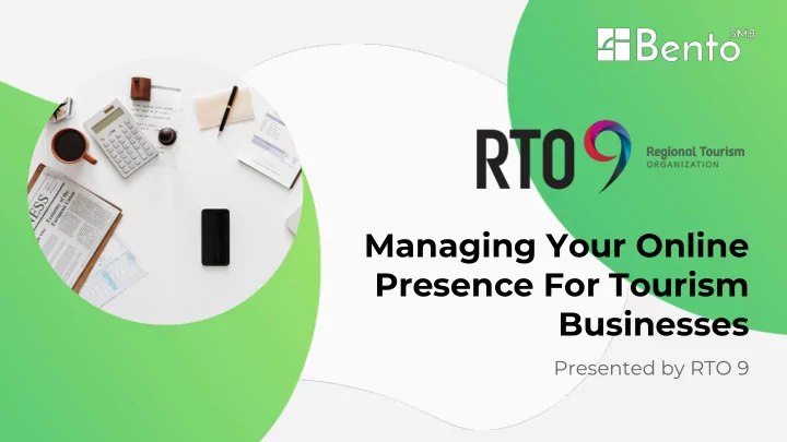 managing your online presence for tourism businesses