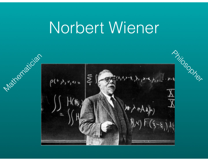 norbert wiener