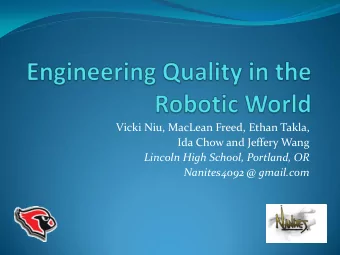 Vicki Niu, MacLean Freed, Ethan Takla,  Ida Chow and Jeffery Wang  Lincoln High School, Portland,