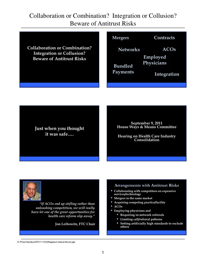 collaboration or combination integration or collusion