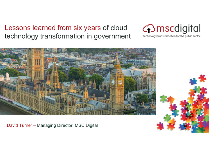lessons learned from six years of cloud technology