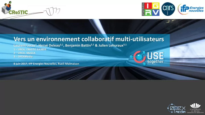 vers un environnement collaboratif multi utilisateurs