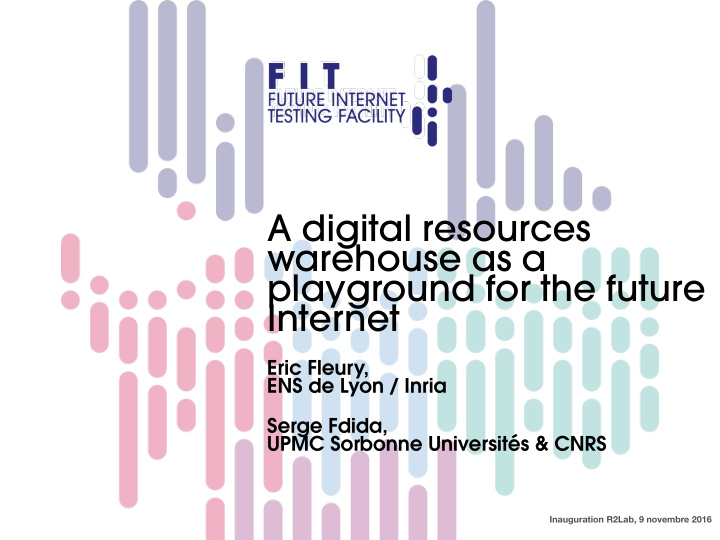 a digital resources warehouse as a playground for the