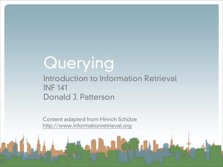 querying