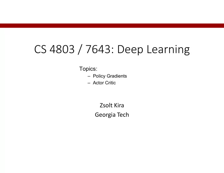 cs 4803 7643 deep learning