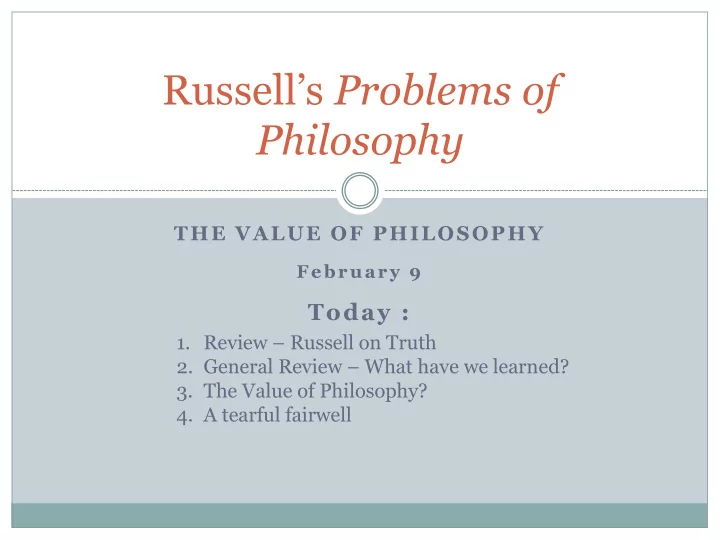 philosophy